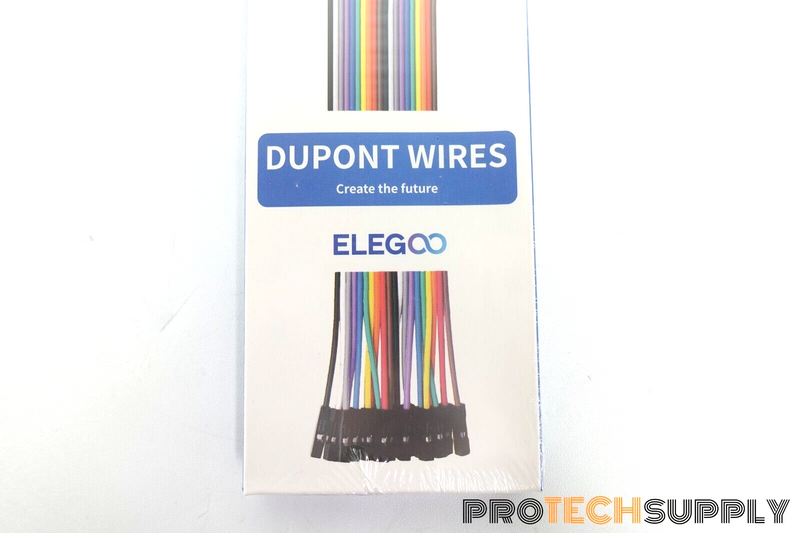 Load image into Gallery viewer, Elegoo 120pc Breadboard Multicolored Dupont Wire Ribbon Cables NEW with WARRANTY