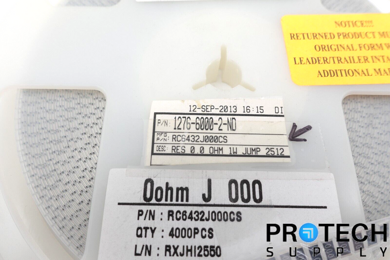 Load image into Gallery viewer, (Approx. 4000) Samsung RC6432J000CS Roll of Jumper Chip Resistor with WARRANTY