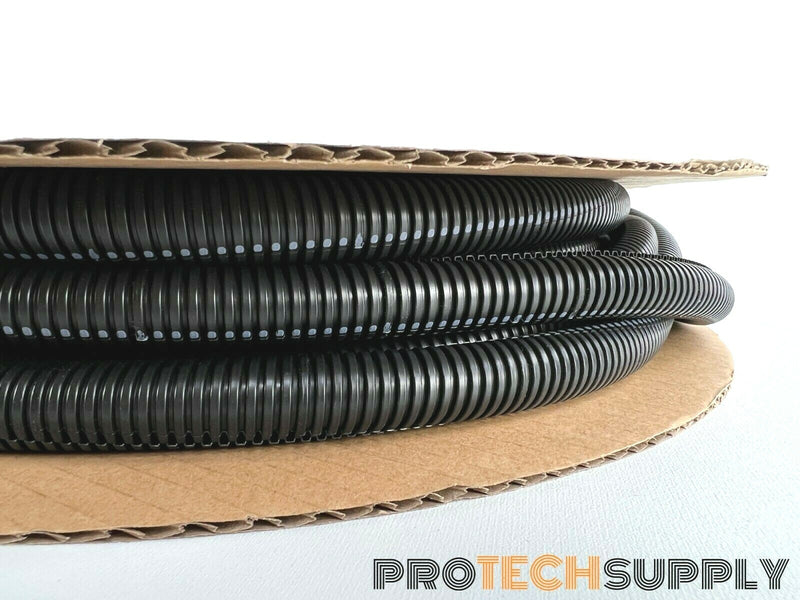 Load image into Gallery viewer, CRNYL CRNYL6/.625X50 Nylon Flexible Slit Corrugated Tubing 5/8" 50' Length