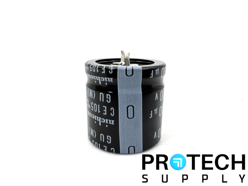 Load image into Gallery viewer, (30/Pk) Nichicon LGU2G181MELB Aluminum Electrolytic Capacitors with WARRANTY