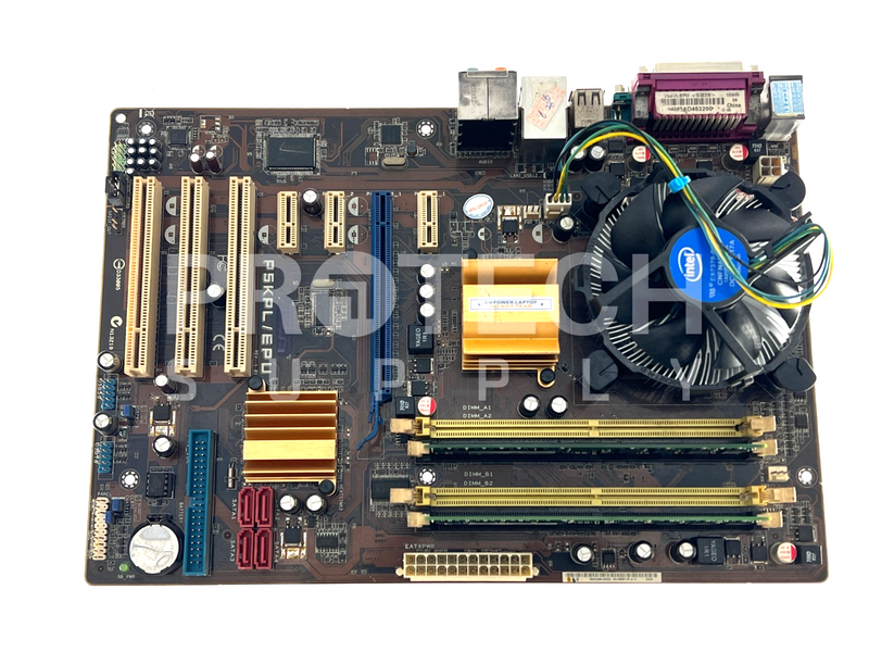 Load image into Gallery viewer, ASUS P5KPL/EPU Mother Board + Intel Cooling Fan + 2x Kingston Ram GUARANTEED