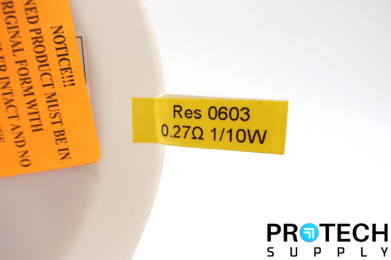 Load image into Gallery viewer, (Qty 5000) Vishay RCWL0603R270JQEA Roll of Chip Resistor ±5% NEW with WARRANTY
