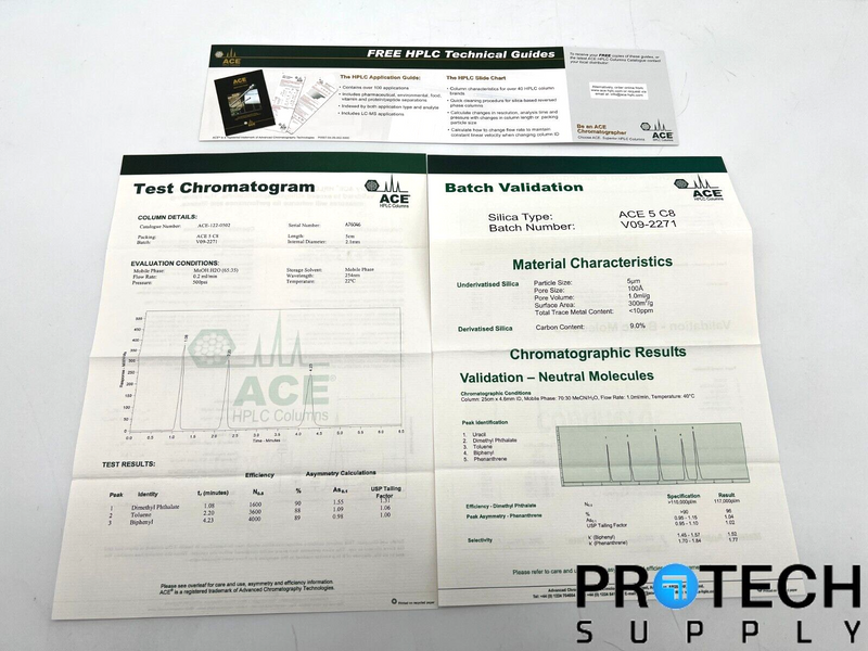 Load image into Gallery viewer, ACE HPLC Column 5um 50 x 2.1mm ACE-122-0502 with WARRANTY