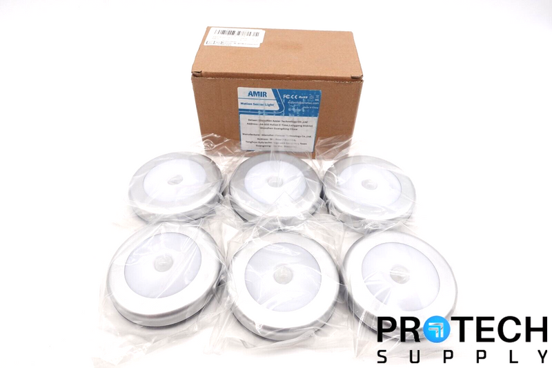 Load image into Gallery viewer, 6/Pk AMIR Motion Sensor Light X0023CTFC3 NEW with WARRANTY