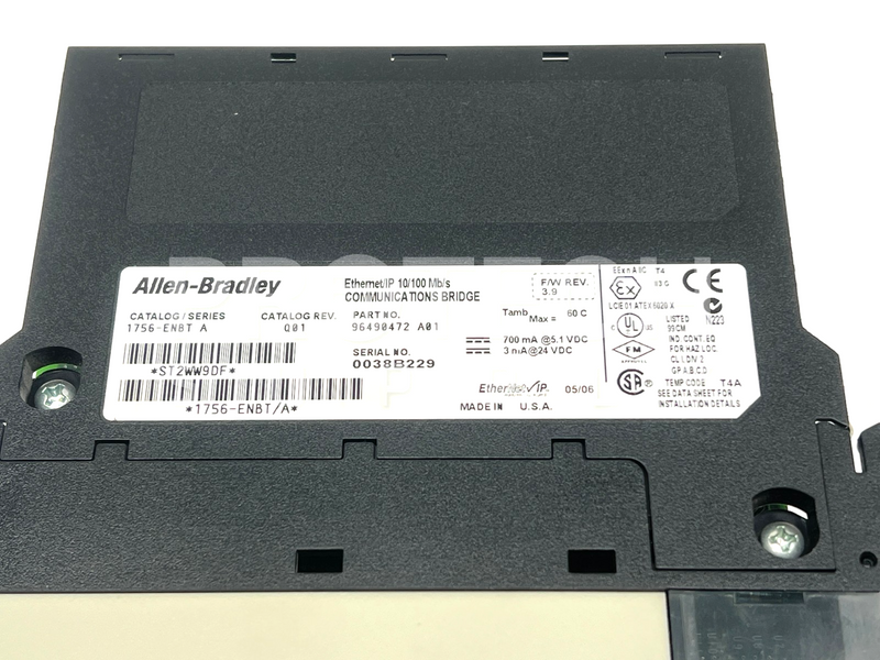 Load image into Gallery viewer, Allen Bradley 1756-ENBT A Communications Bridge F/W 3.9 Rev Q01 with WARRANTY