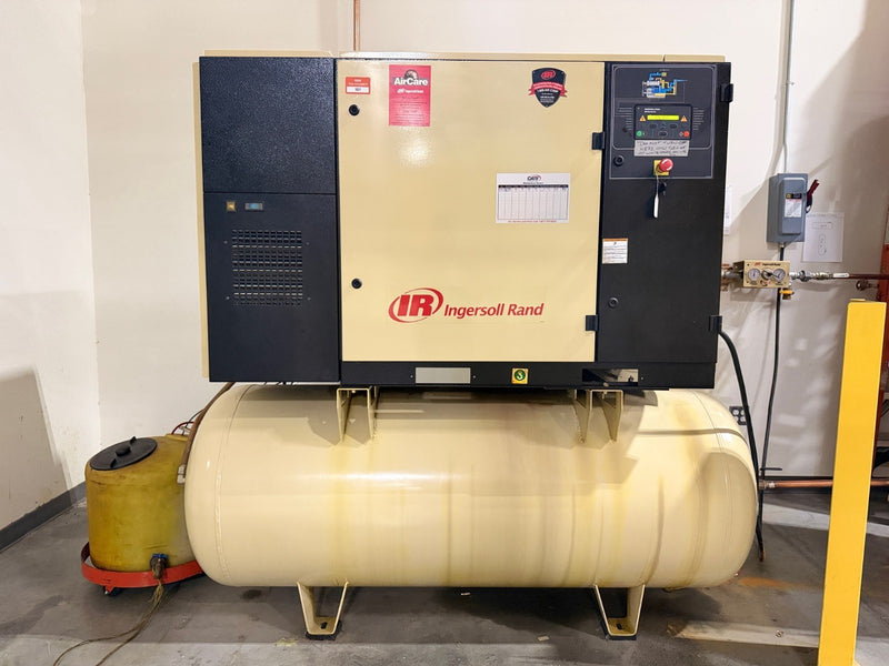 Load image into Gallery viewer, Ingersoll Rand UP6-15-125 Rotary Screw Air Compressor w/ Dryer & Receiver Tank