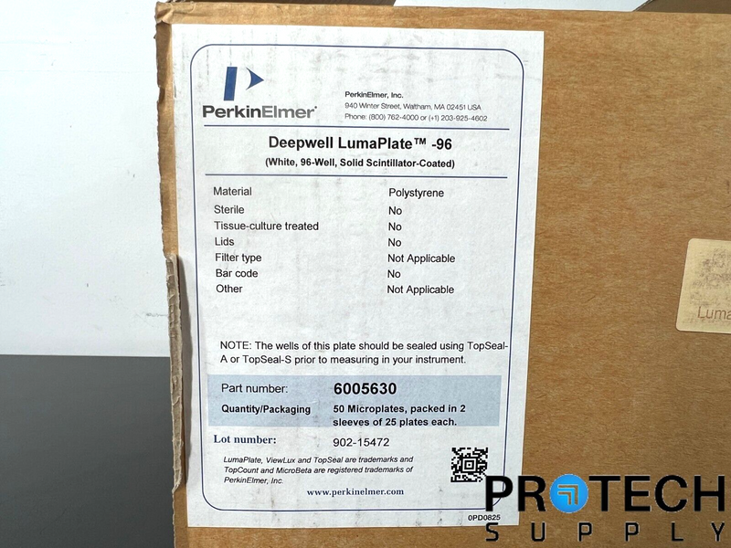 Load image into Gallery viewer, 50/Pk PerkinElmer 6005630 Deepwell LumaPlate 96 Well NEW
