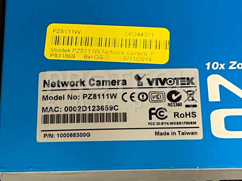 Load image into Gallery viewer, Vivotek PZ8111W 10x Zoom Network Camera 100066300G NEW GUARANTEED