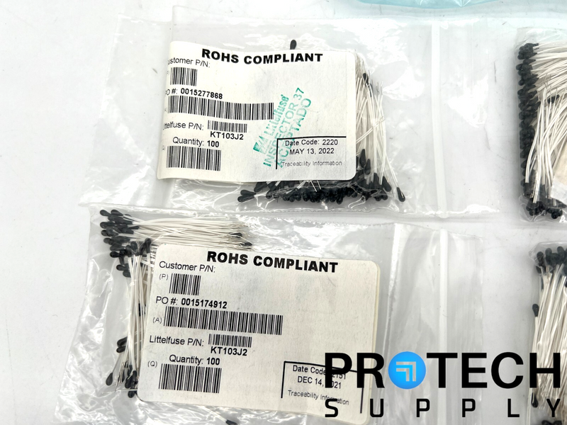 Load image into Gallery viewer, (Approx 400) Littelfuse KT103J2 NTC Thermistor 10k Bead with WARRANTY