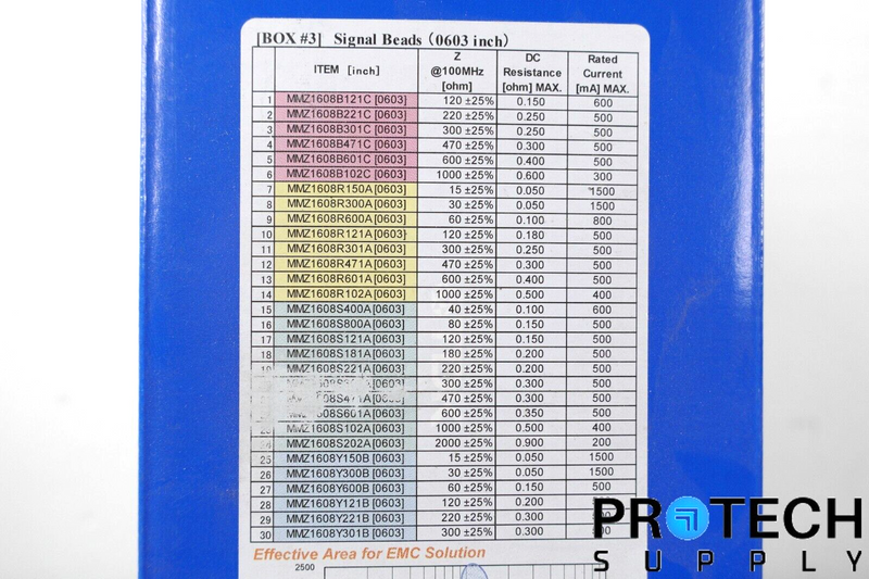 Load image into Gallery viewer, TDK Sample Box #3 Ferrite Chip Beads Power Beads NEW with WARRANTY