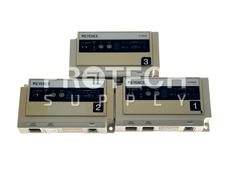 Load image into Gallery viewer, (Lot of 3) Keyence SJ-R036 Static Eliminator Controller Module with WARRANTY