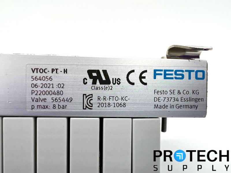 Load image into Gallery viewer, Festo CTEU-EC Bus Node + Pneumatic Valve + Pneumatic Actuator Assy with WARRANTY