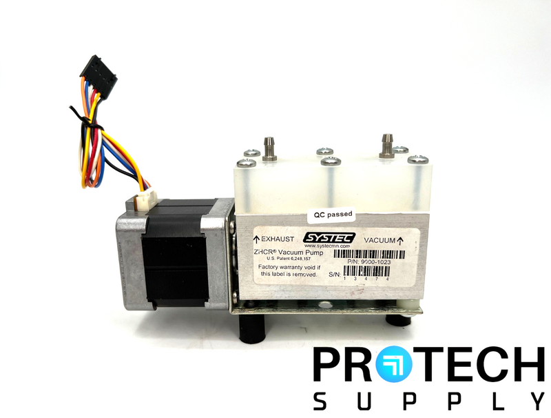 Load image into Gallery viewer, Systec 9000-1023 ZHCR Vacuum Pump + 17PM-K448-02V Stepper Motor Assy w/ WARRANTY