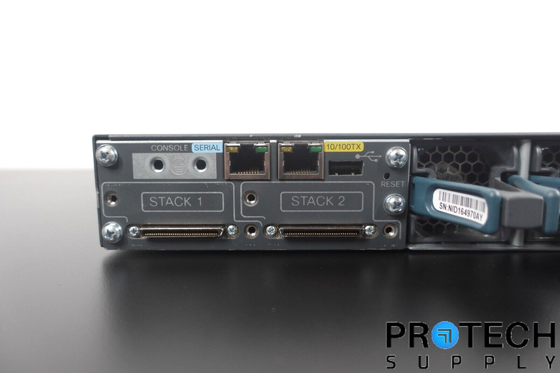 Load image into Gallery viewer, Cisco WS-C3750X-48PF-S 48-Port Gigabit IP Base Switch with WARRANTY