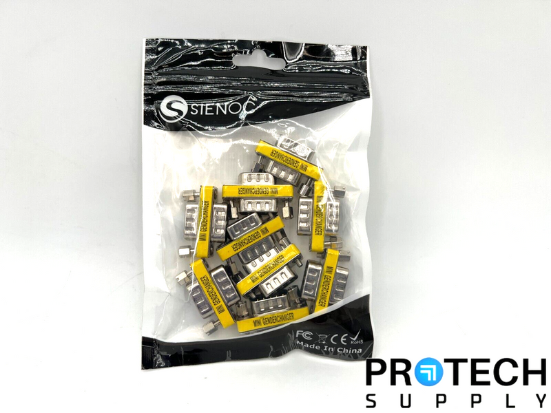Load image into Gallery viewer, 9/Pk Sienoc 9-Position Mini Gender Changer Male / Male X0018DPW3J with WARRANTY