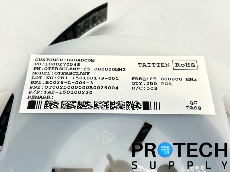 Load image into Gallery viewer, (250/Pk) Taitien OTERGCLANF-25.000000MHz Crystal Oscillator with WARRANTY