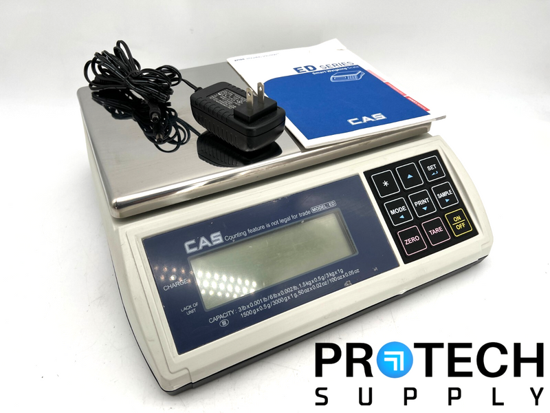 Load image into Gallery viewer, CAS Corporation ED-3 Counting Scale + Power Adapter with WARRANTY