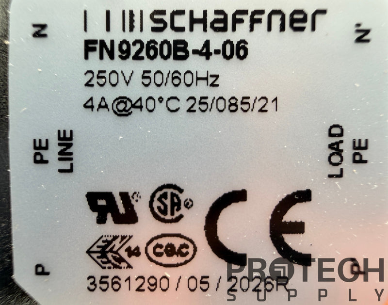 Load image into Gallery viewer, NEW Schaffner FN9260B-06 6A Power Entry Module IEC Inlet EMI/RFI Line Filter