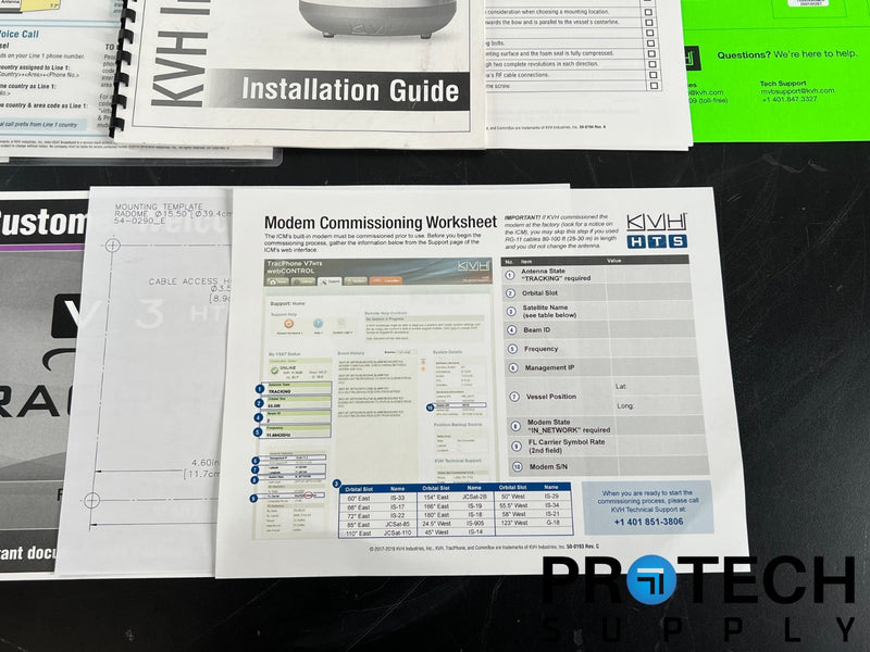 Load image into Gallery viewer, KVH Tracphone V3 HTS VSAT Marine Satellite Internet Antenna