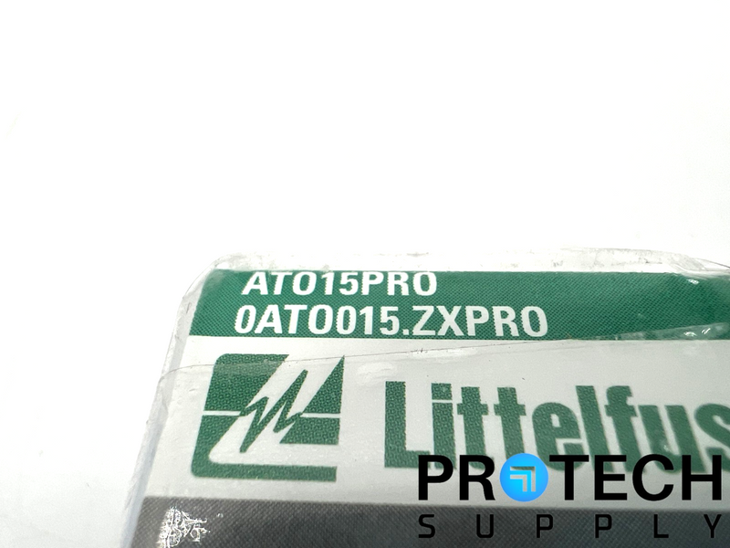 Load image into Gallery viewer, (25/Pk) Littelfuse ATO15PRO Fast-Acting Automotive Blade Fuse with WARRANTY