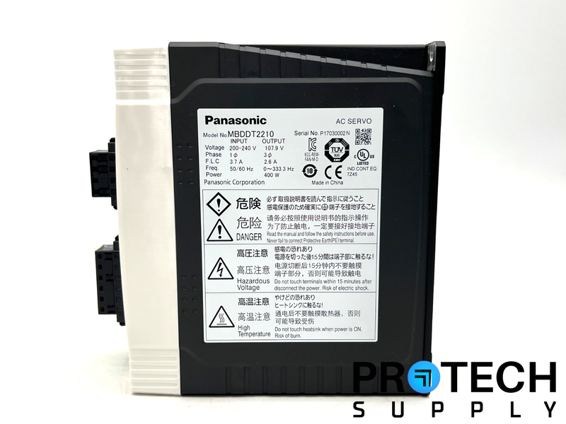 Load image into Gallery viewer, Panasonic MBDDT2210 AC Servo Driver NEW with WARRANTY