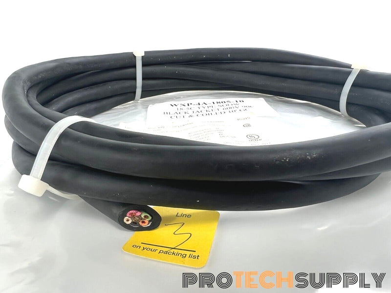 Load image into Gallery viewer, NEW Carol WXP-4A-1805-10 10ft 18-5C Type SOOW Cut & Coiled Cable with WARRANTY