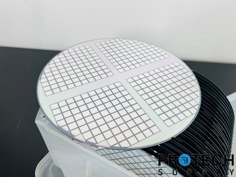 Load image into Gallery viewer, Case of (25) 200mm P/B (1-0-0) 5-30 ohm-cm, 725±25µm PRIME SILICON WAFER