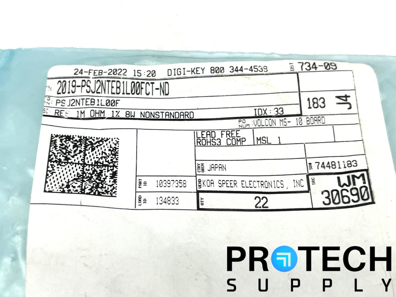 Load image into Gallery viewer, (12/Pk) KOA Speer Electronics PSJ2NTEB1L00F Chip Resistor with WARRANTY