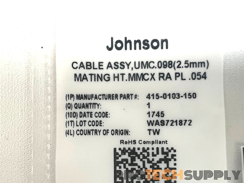 Load image into Gallery viewer, NEW Cinch Cable Assembly Coaxial (UMCC) to MMCX with WARRANTY