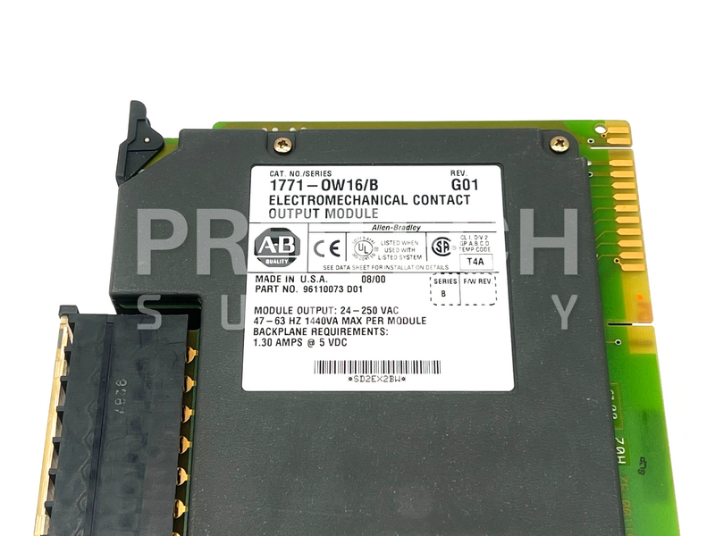 Load image into Gallery viewer, Allen Bradley 1771-0W16/B Contact Output Module Rev G01 with WARRANTY