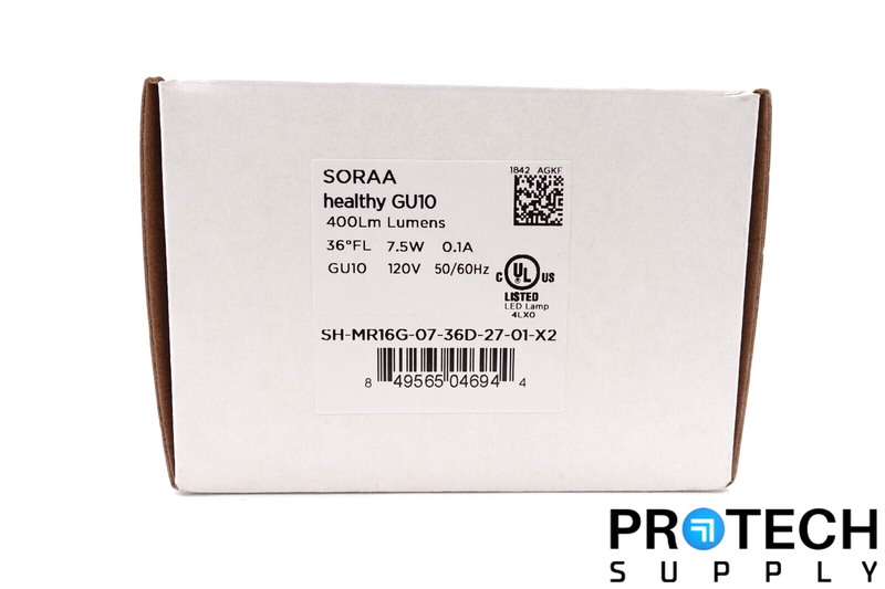 Load image into Gallery viewer, (2/Pk) Soraa Healthy GU10 / LED Bulb 400Lm 2700K 36°FL 7.5W NEW with WARRANTY