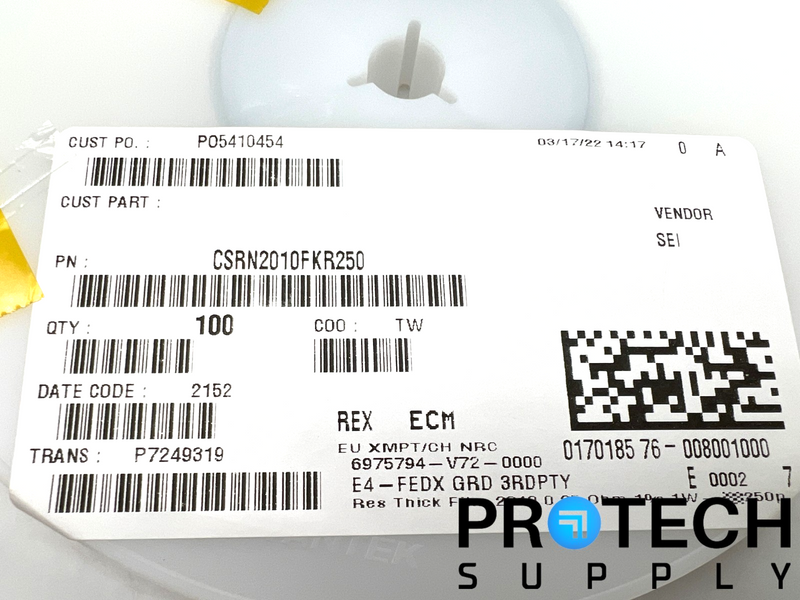 Load image into Gallery viewer, (100/Pk) Stackpole CSRN2010FKR250 Chip Resistor with WARRANTY