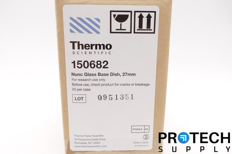 Load image into Gallery viewer, (Qty 19) Thermo 150682 Nunc Glass Base Dish 27mm with WARRANTY