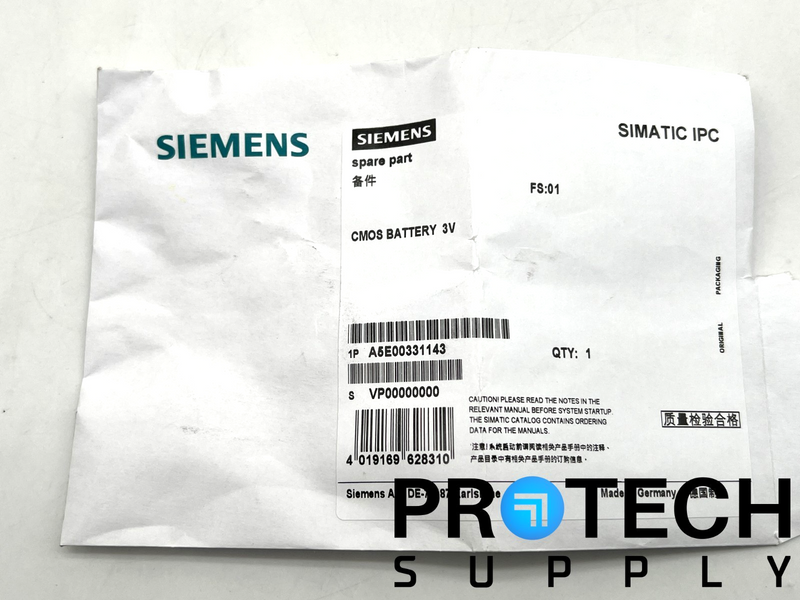 Load image into Gallery viewer, Siemens CMOS Battery 3V ASE00331143 NEW with WARRANTY