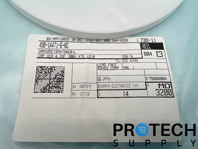 Load image into Gallery viewer, 14/Pk Murata Electronics GRM32DC72A475KE01L Ceramic Capacitor NEW w/ WARRANTY