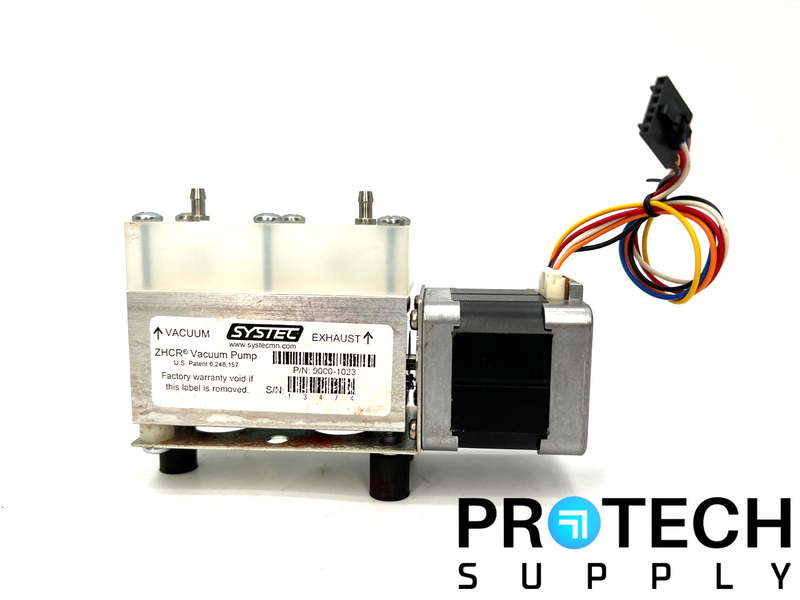 Load image into Gallery viewer, Systec 9000-1023 ZHCR Vacuum Pump + 17PM-K448-02V Stepper Motor Assy w/ WARRANTY