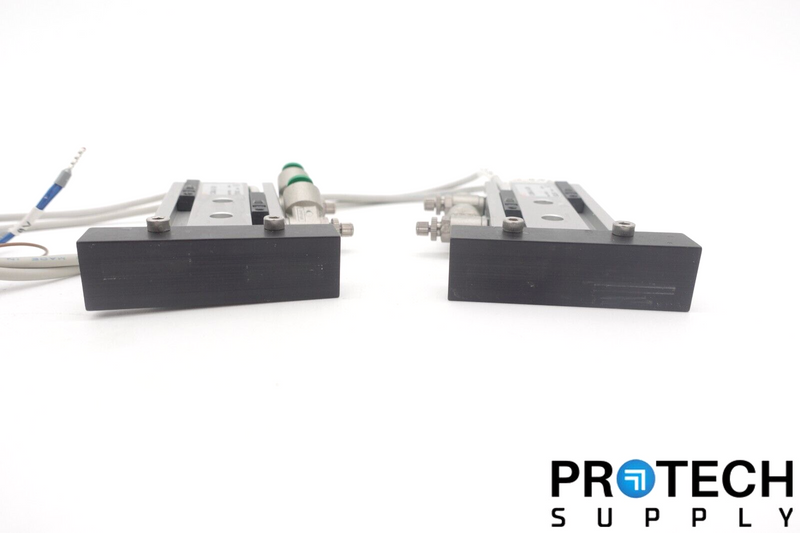 Load image into Gallery viewer, 2x SMC CXSM6-20-XB9 Dual Rod Guided Cylinder + Connection Cables with WARRANTY