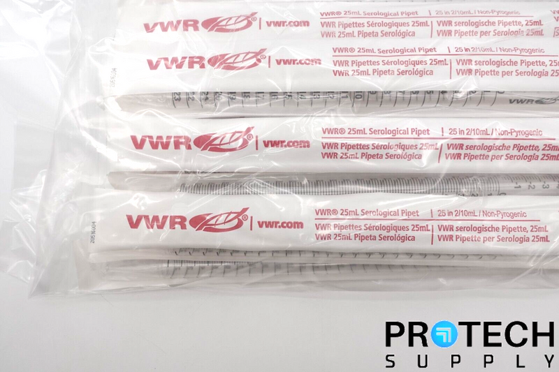 Load image into Gallery viewer, (Case of 200) VWR 89130-900 Disposable Serological Pipets 25mL NEW with WARRANTY