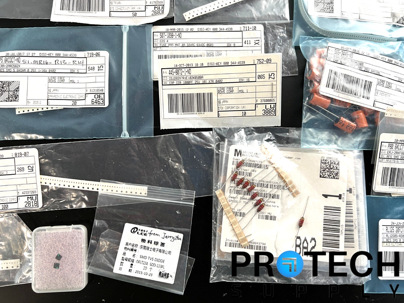 Load image into Gallery viewer, Lot of Misc Capacitors / Resistors / Transistors / Chokes / Diode / IC Drivers