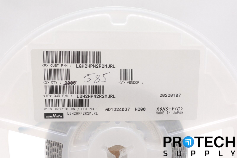 Load image into Gallery viewer, 585/Reel Murata LQH2HPN2R2MJRL 2.2µH Shielded Drum Core Inductor NEW w/ WARRANTY
