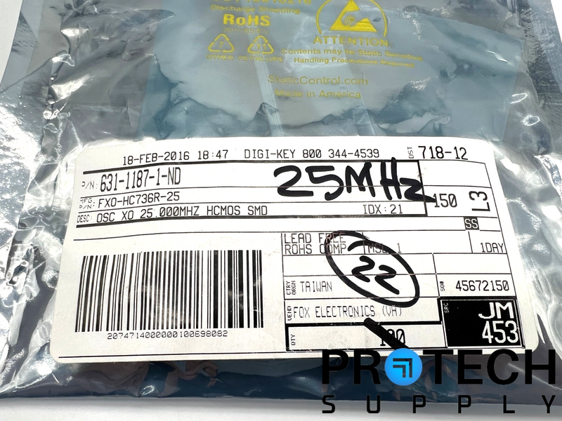 Load image into Gallery viewer, (845/Pk) Renesas Electronics FXO-HC736R-25 Clock Oscillators NEW with WARRANTY