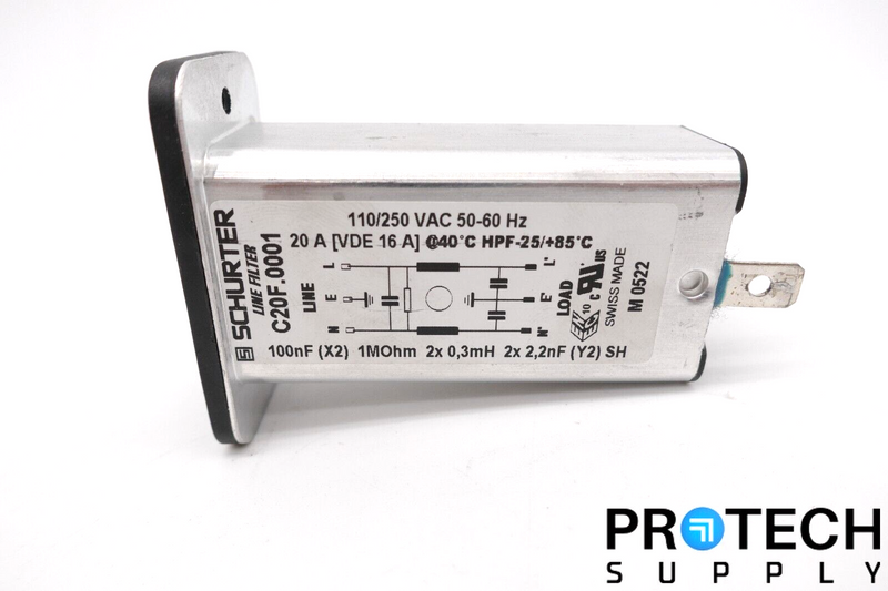 Load image into Gallery viewer, Schurter C20F.0001 Power Entry Connector Receptacle with WARRANTY