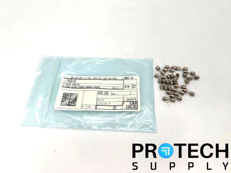 Load image into Gallery viewer, (20/Pk) Littelfuse 0229.250MXSP Fuse Cartridge 250mA 250V DC NEW with WARRANTY