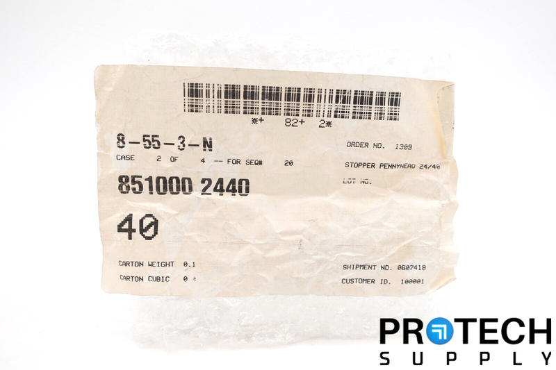 Load image into Gallery viewer, Kimble Chase 851000-2440 Glass Pennyhead Stopper 24/40 NEW with WARRANTY