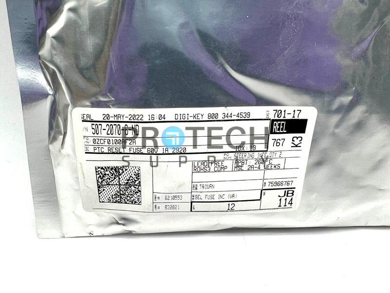 Load image into Gallery viewer, 12/Pk Bel Fuse 507-2070-6-ND Polymeric PTC Resettable Fuse NEW with WARRANTY