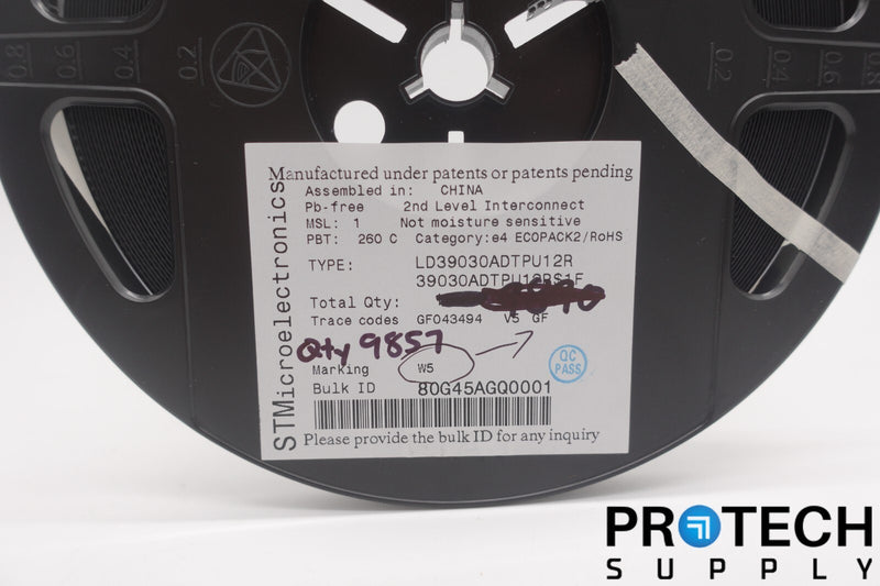 Load image into Gallery viewer, (9857/Reel) STMicroelectronics LD39030ADTPU12R Linear Reg IC 1.2V 300MA 4DFN