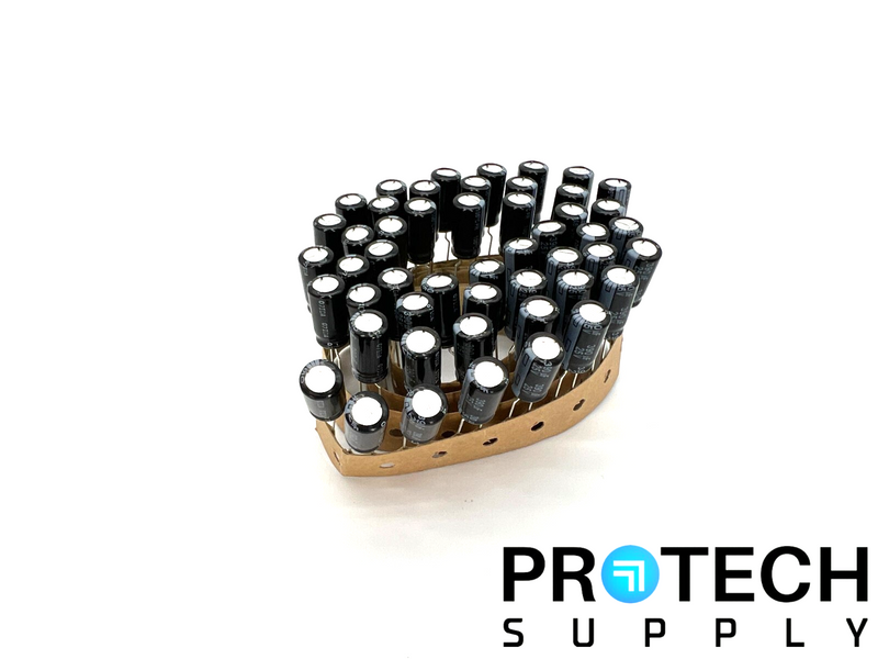 Load image into Gallery viewer, (50/Pk) Panasonic EEU-FR1E391LB Aluminum Capacitors 390µF 25V with WARRANTY