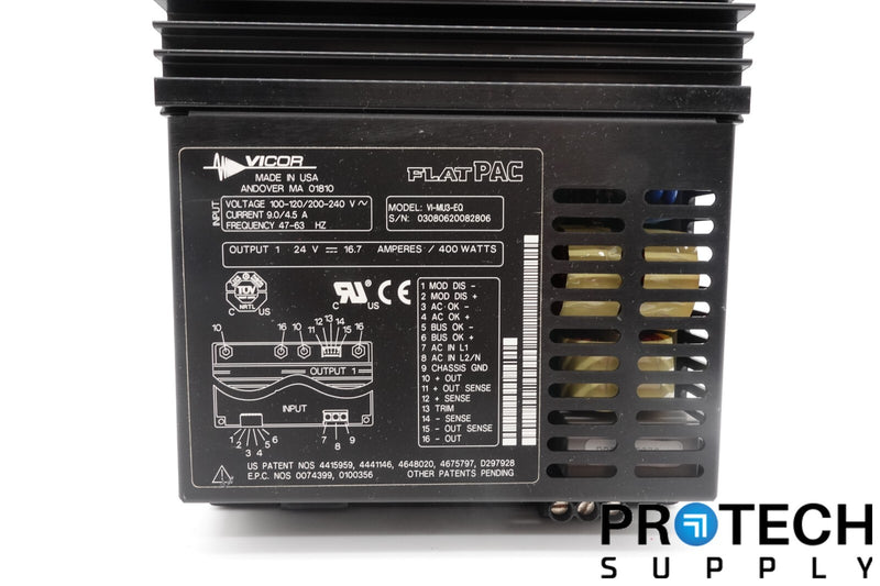 Load image into Gallery viewer, Vicor FlatPAC VI-MU3-EQ-LL-11 Switching Power Supplies 400W 24V with WARRANTY