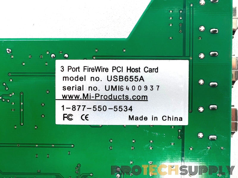 Load image into Gallery viewer, 3-Port PCI Firewire Host Card USB655A with WARRANTY
