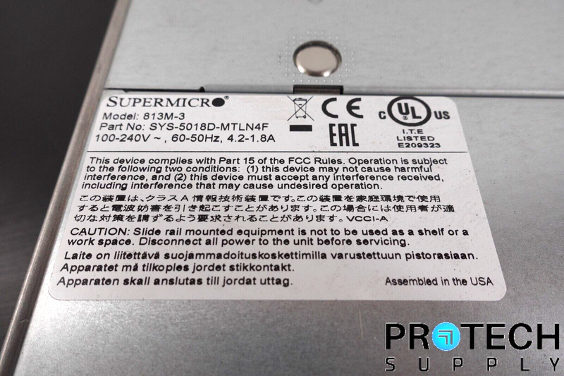 Load image into Gallery viewer, Supermicro SYS-5018D-MTLN4F Super Server 100-240V~ with WARRANTY